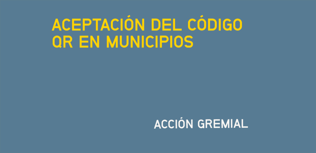 Aceptación del código QR en Municipios
