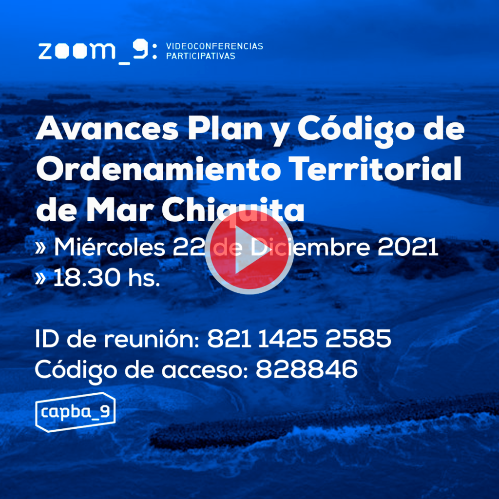 Avances del Plan y el Código de Ordenamiento Territorial de Mar Chiquita