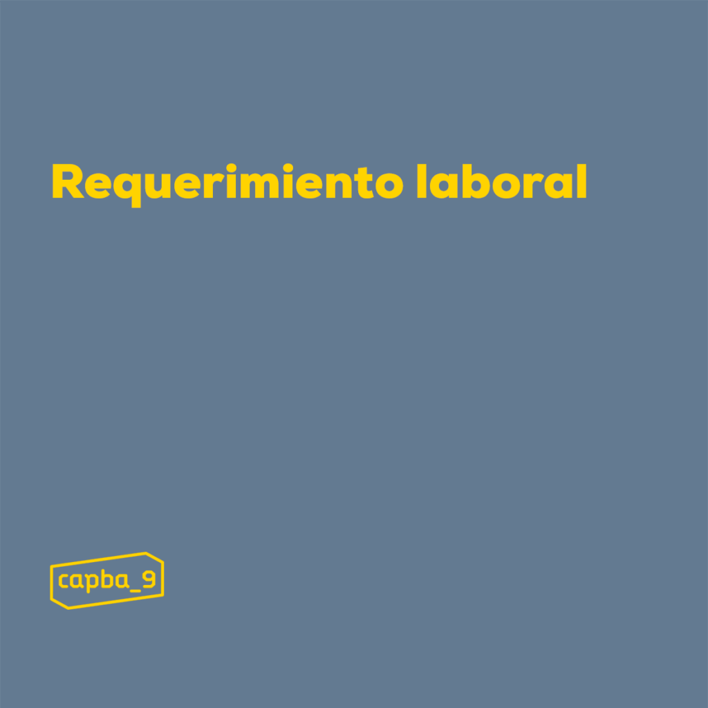 Requerimiento laboral