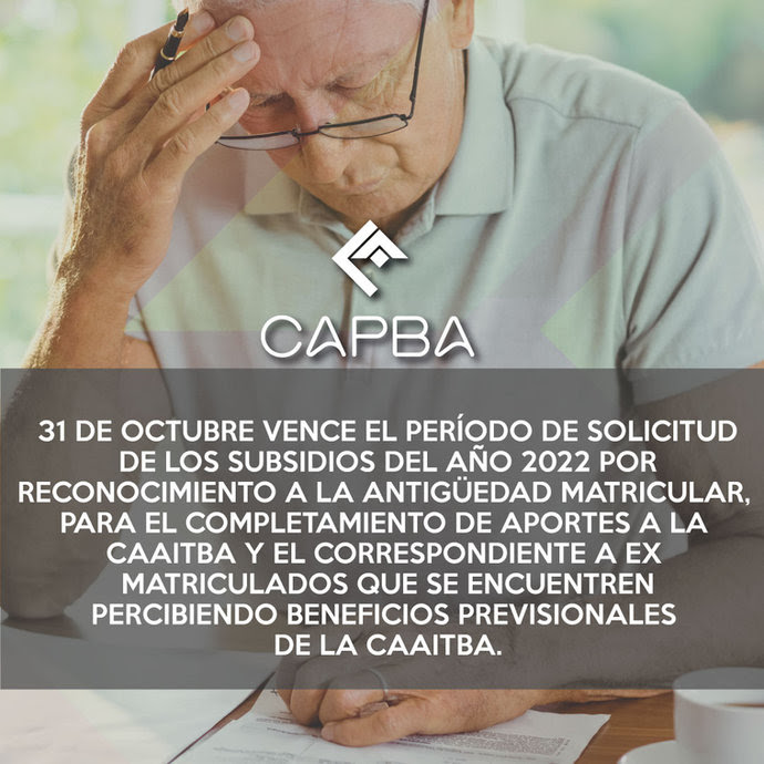 Subsidios CAPBA