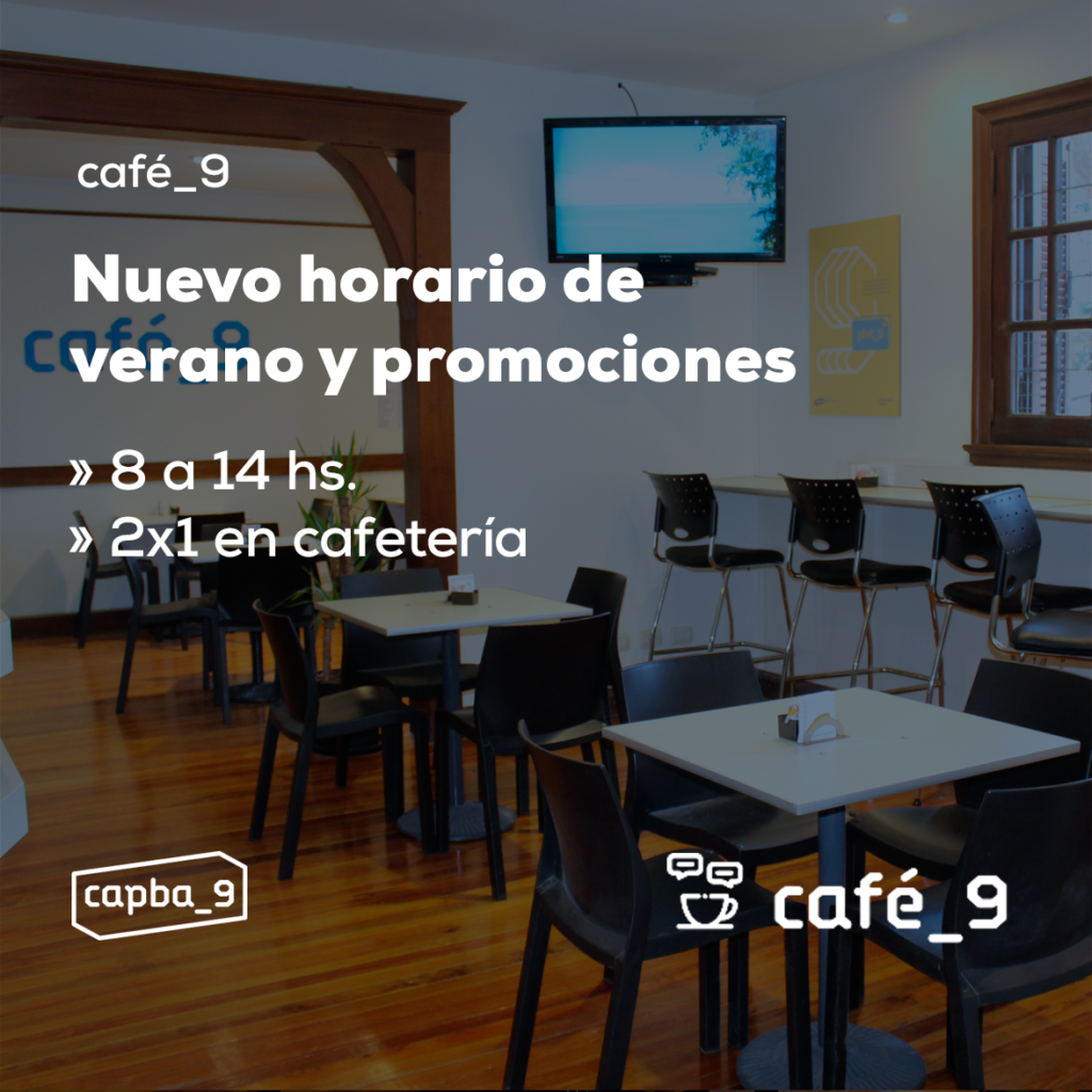 Cafe_9: Horario de verano y promociones