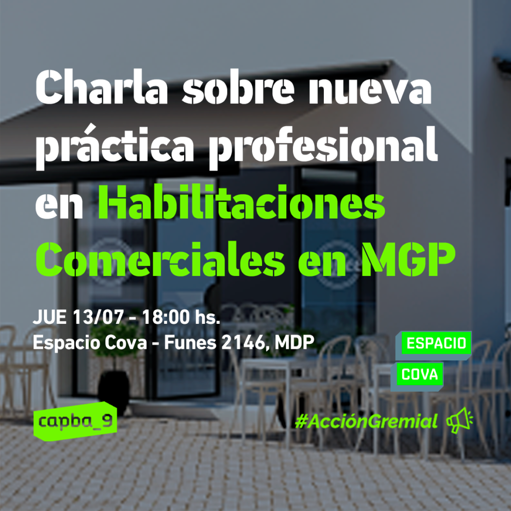 Charla sobre nueva práctica profesional en Habilitaciones Comerciales en MGP