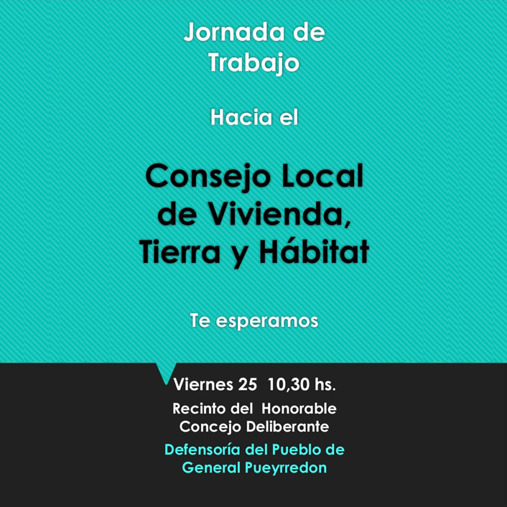 Consejo Local de Vivienda, Tierra y Hábitat