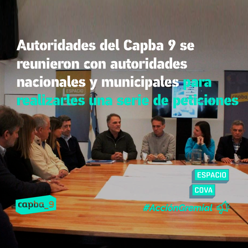 Autoridades del Capba 9 se reunieron con autoridades nacionales y municipales para realizarles una serie de peticiones