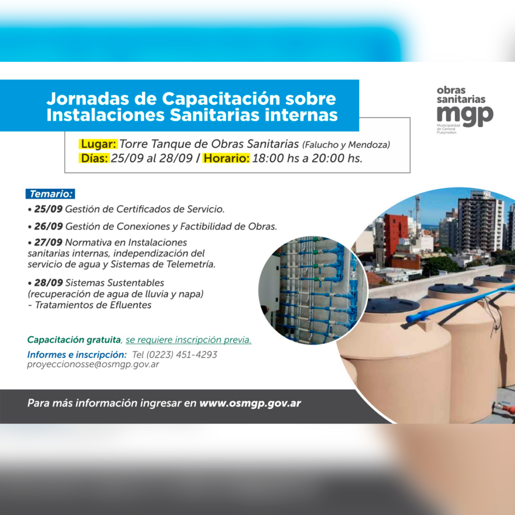Curso de OSSE - Instalaciones sanitarias