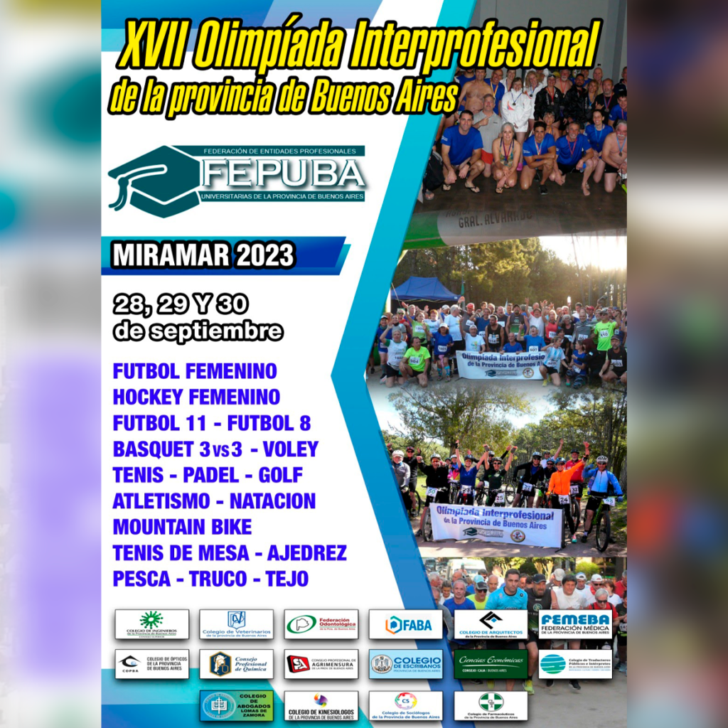 XVII Olimpíadas Interprofesionales de la Provincia de Buenos Aires